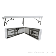 6ft Plastic Folding Table and Bench Set